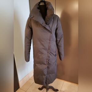 Donna Karan XS Long Down Filled Winter Coat